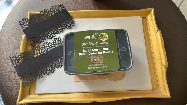 Garlic Green Chilli Green Coriander Kitchen Premix - Image 2