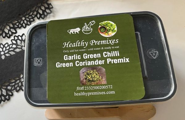 Garlic Green Chilli Green Coriander Kitchen Premix