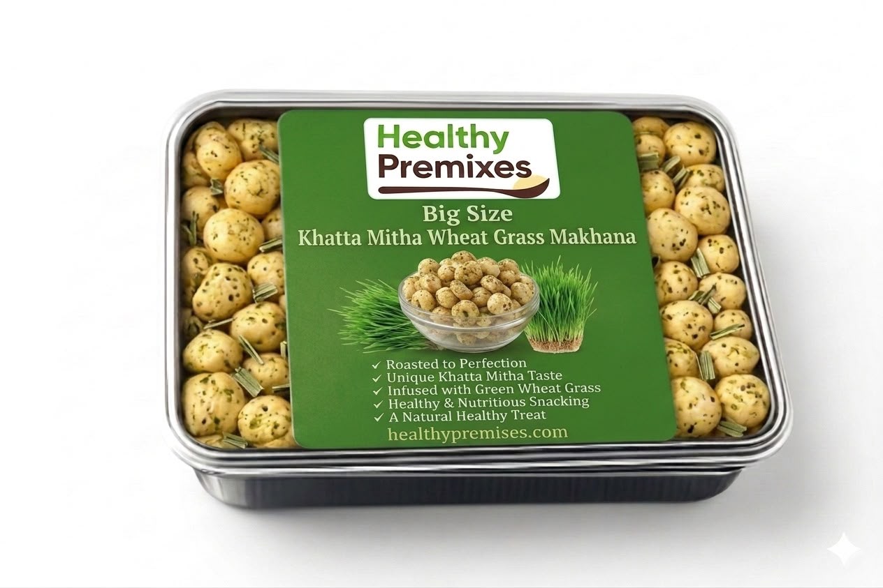 khatta mitha wheat makhana