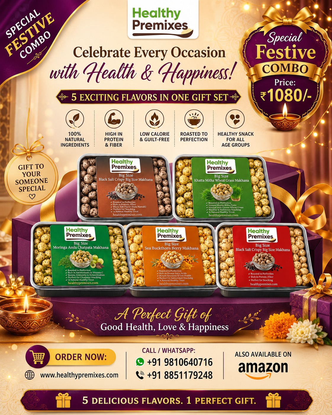 festive makhana combo