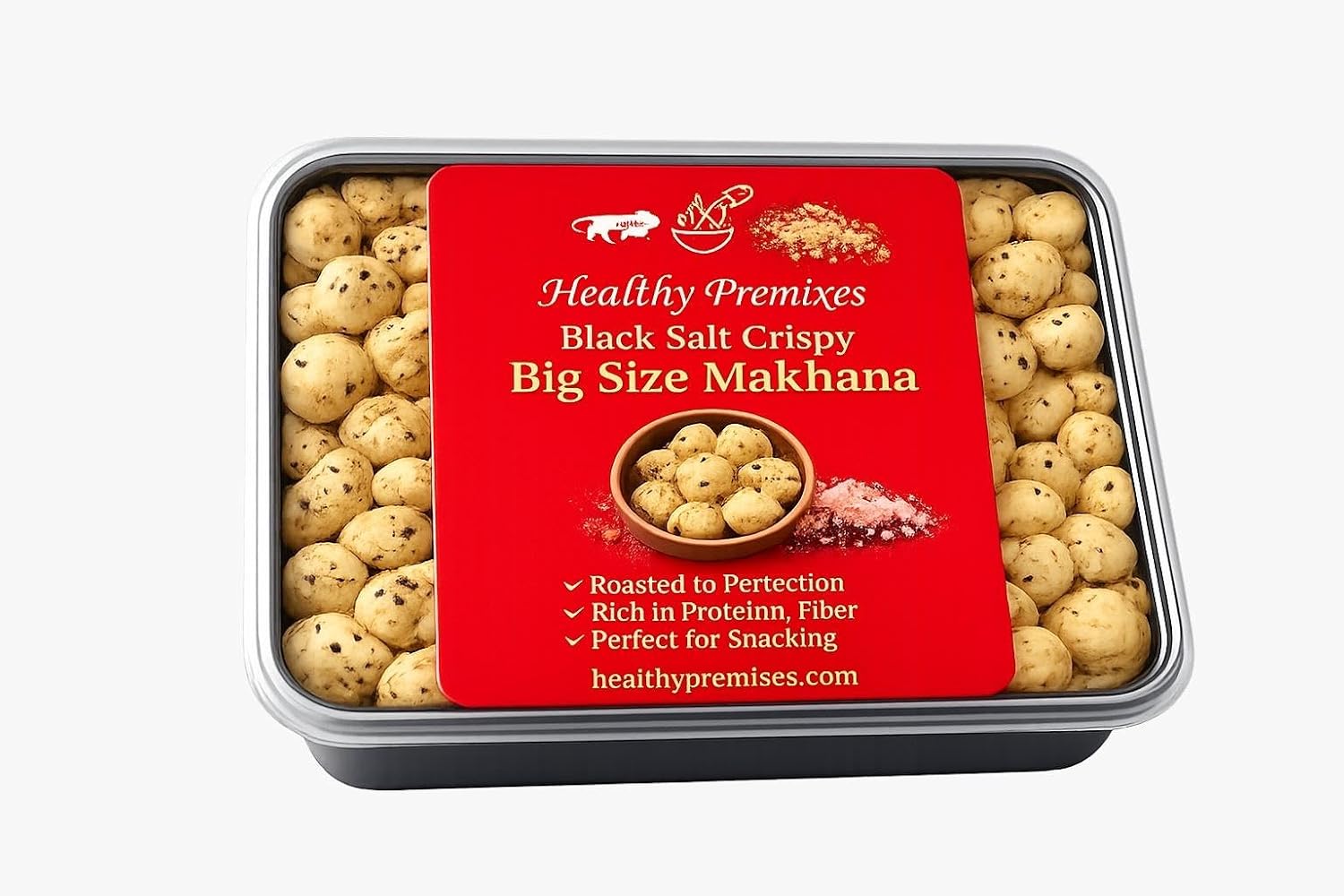 Black Salt Crispy Big Size Makhana