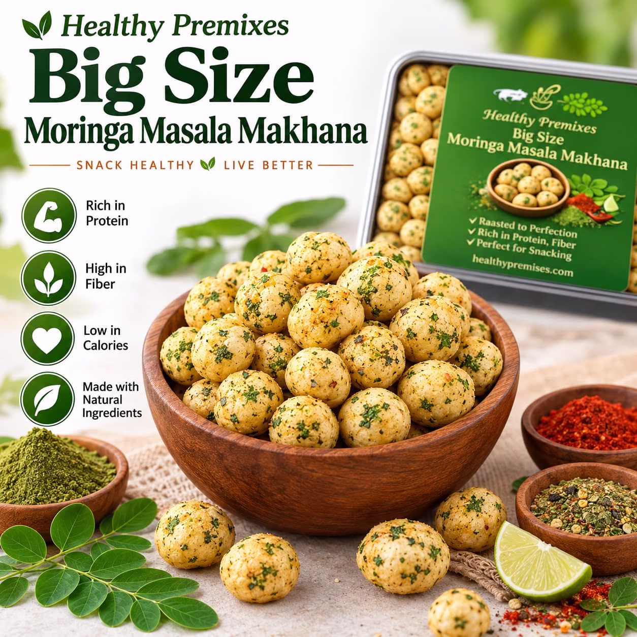 Big Size Moringa Masala Makhana - Image 4